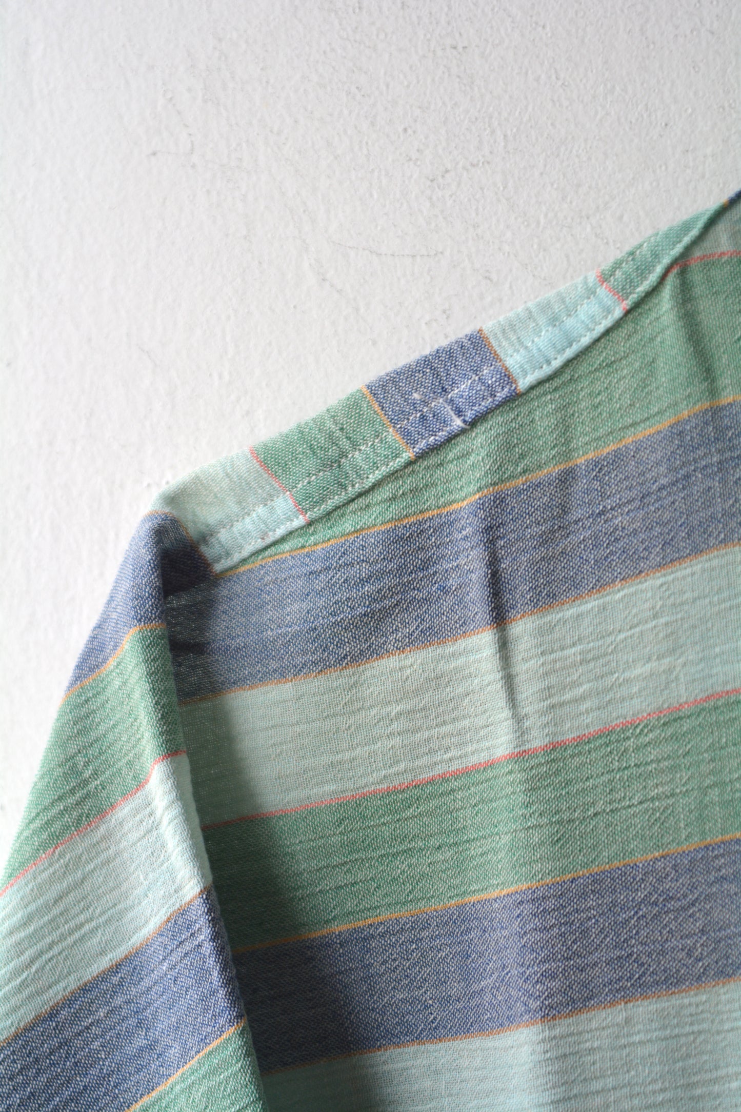 Clapton Tunica Vintage Donna Righe – Verde Menta / Made in Italy – Taglia S
