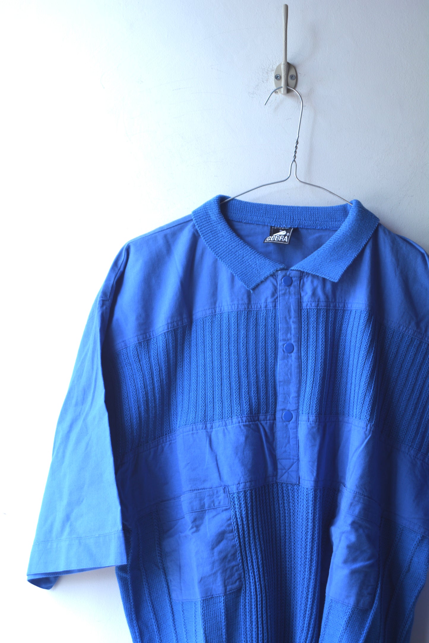 Vintage Cobra Polo Shirt – Electric Blue