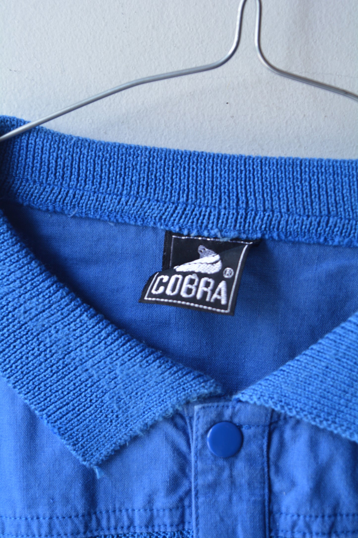 Vintage Cobra Polo Shirt – Electric Blue