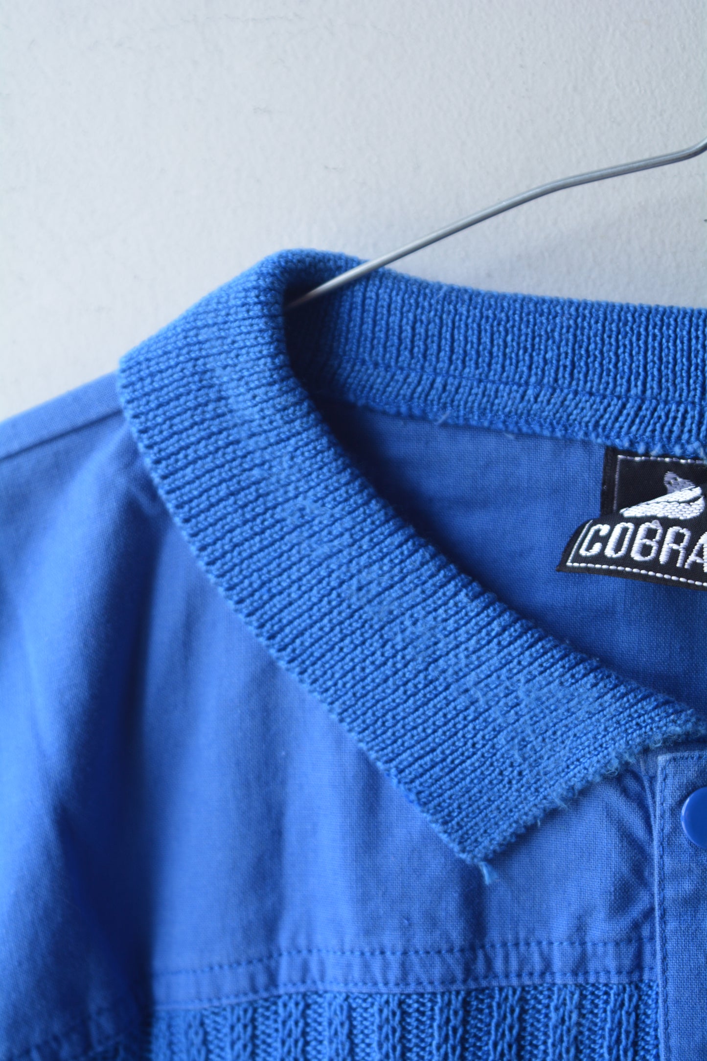 Vintage Cobra Polo Shirt – Electric Blue