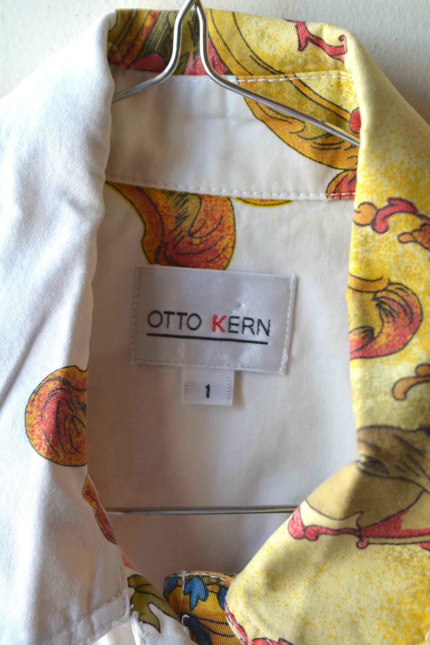 Otto Kern — Gilet Stampa Barocca Cavalli e Specchi Donna Taglia 1 (S)
