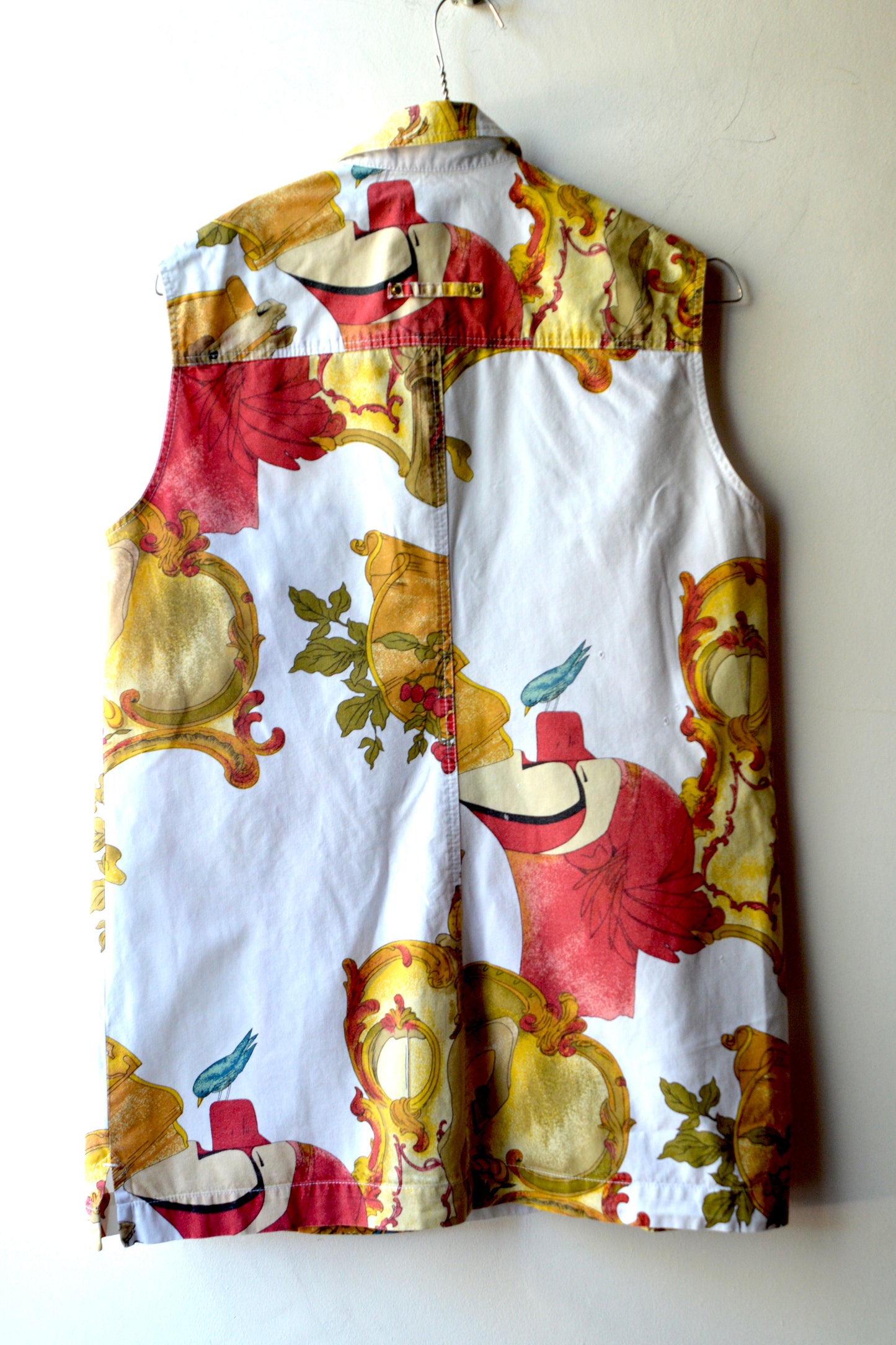 Otto Kern — Gilet Stampa Barocca Cavalli e Specchi Donna Taglia 1 (S)