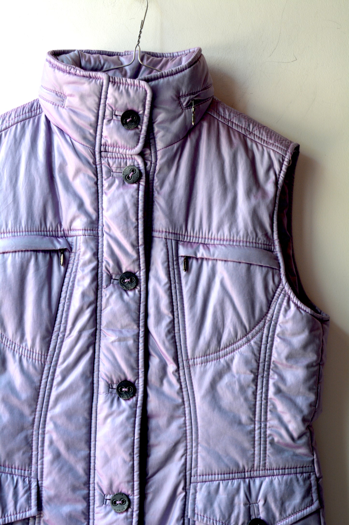 Gilet Piumino Vintage Lilla Per Te by Krizia