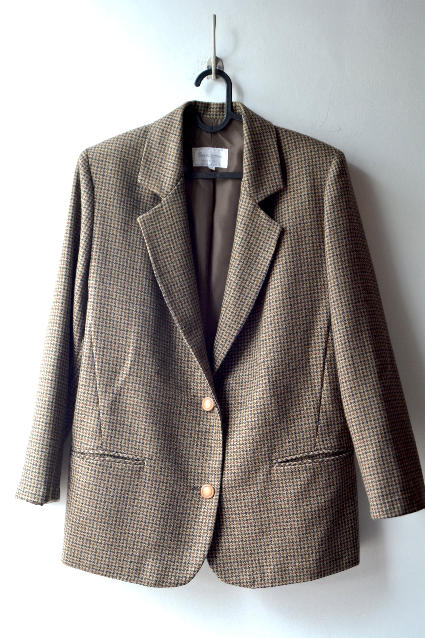 Blazer Pied-de-Poule Immagine Vintage – Made in Italy