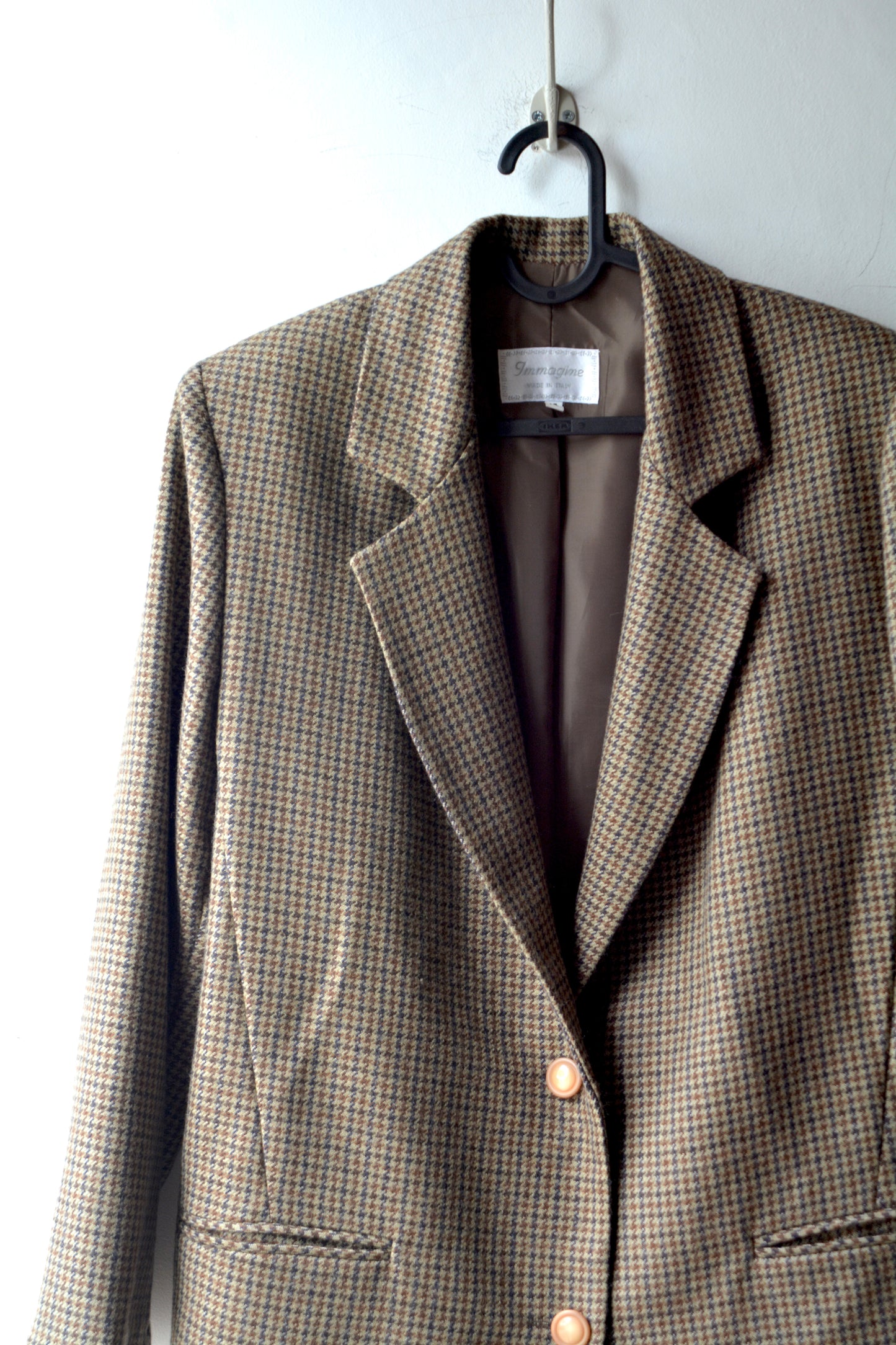 Blazer Pied-de-Poule Immagine Vintage – Made in Italy