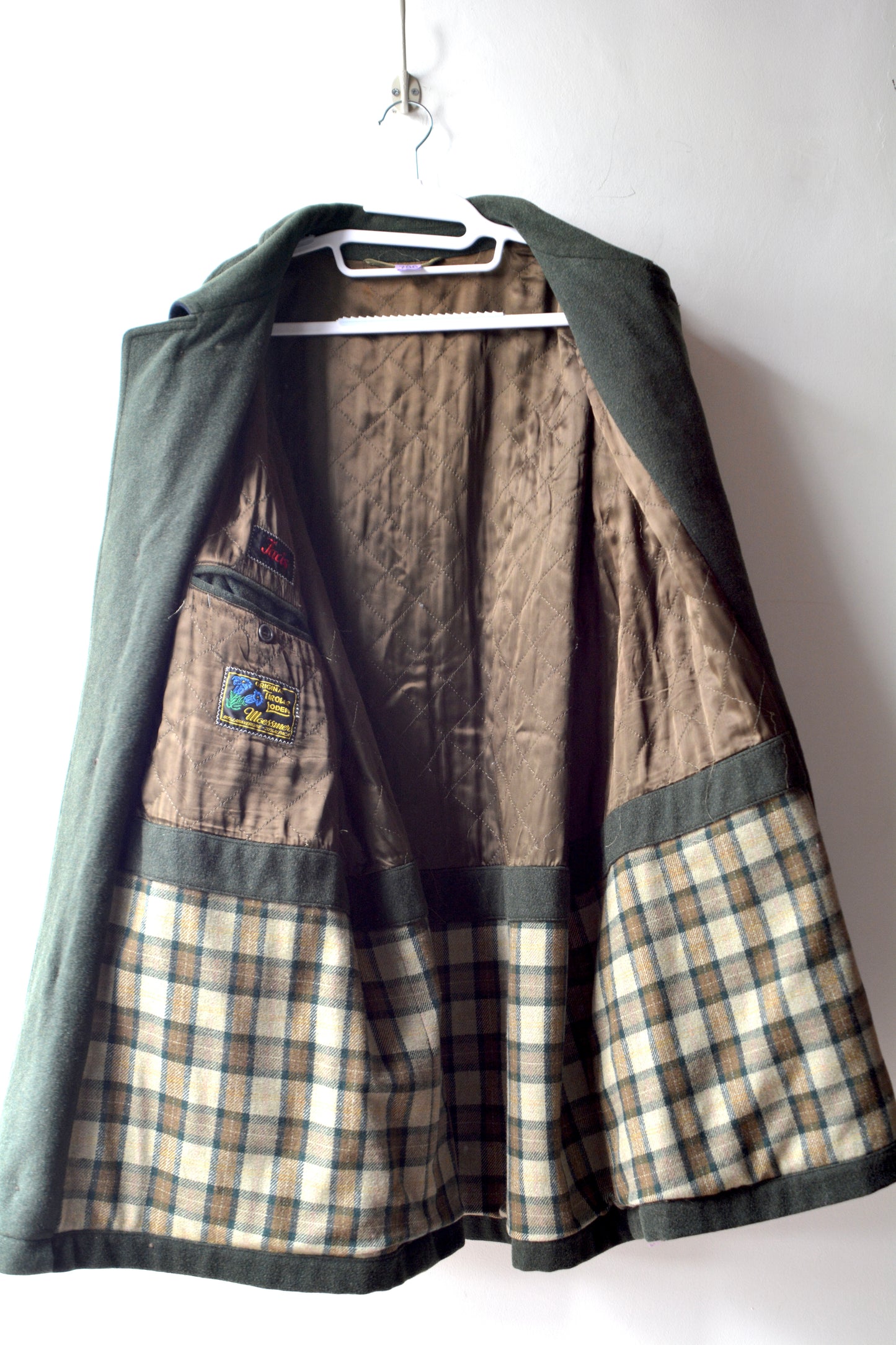 Cappotto in Lana Moessmer Facis Verde Militare – Uomo L/XL