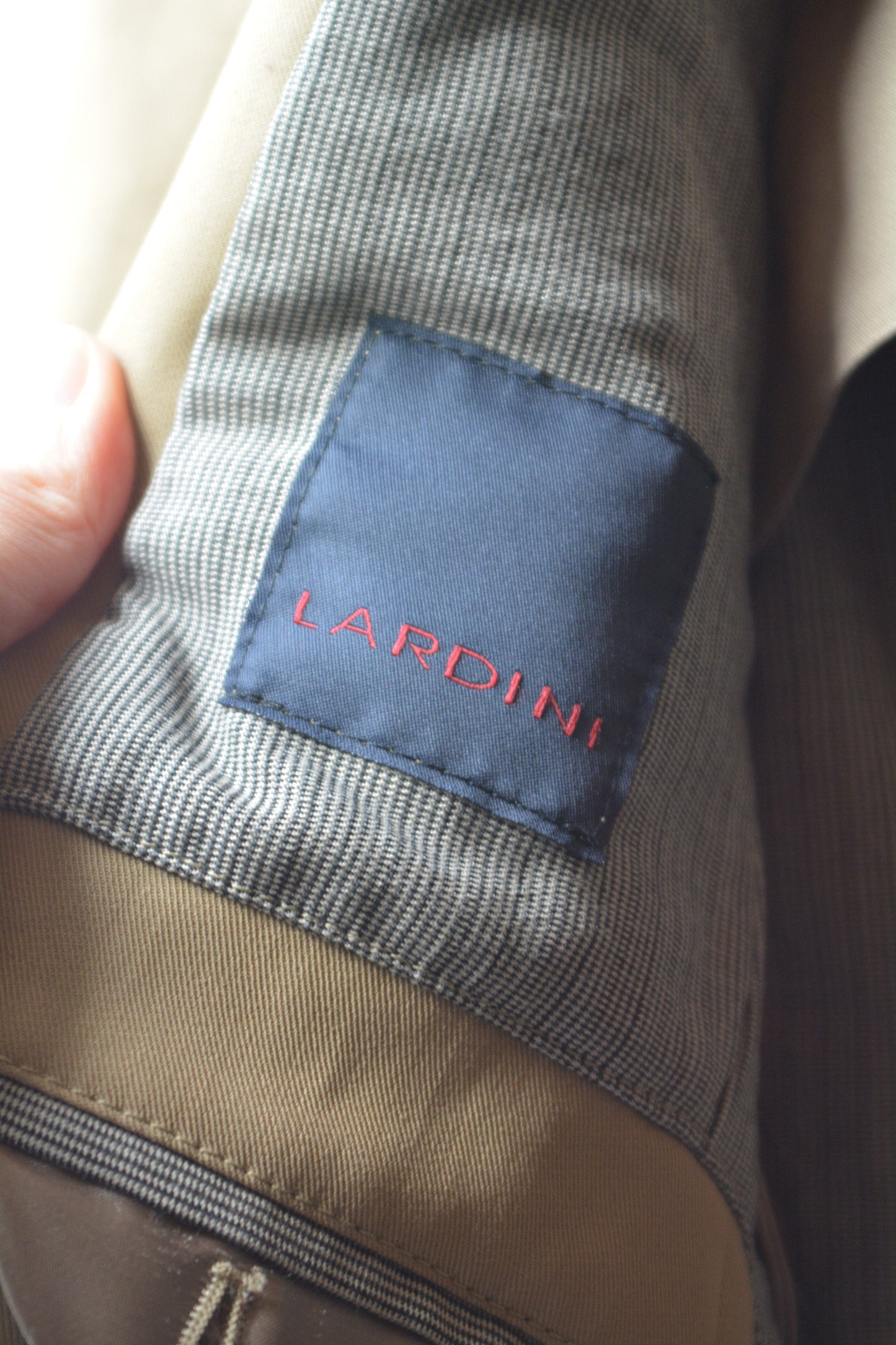 Giacca Field Lardini Beige Khaki – Cotone – Taglia L