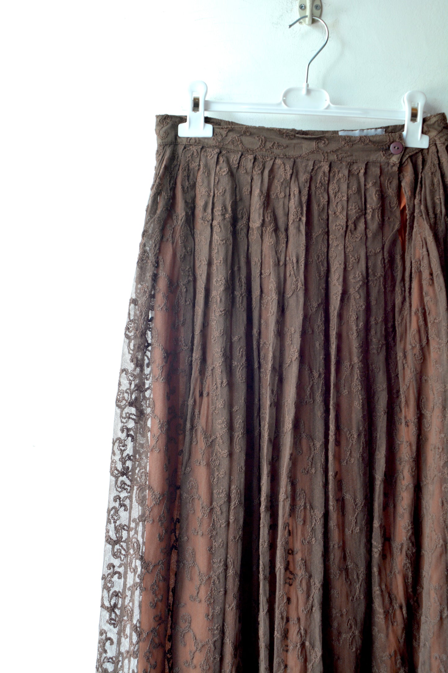 Gonna Midi Vintage in Pizzo – Eclaire Made in Italy Taglia 44