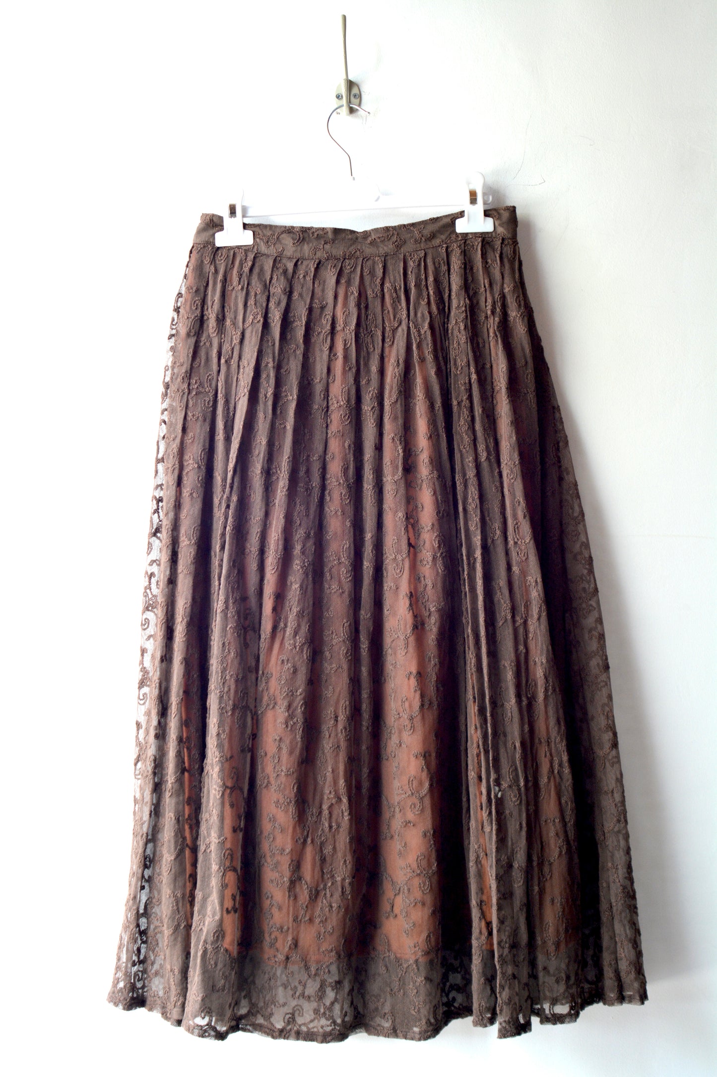 Gonna Midi Vintage in Pizzo – Eclaire Made in Italy Taglia 44