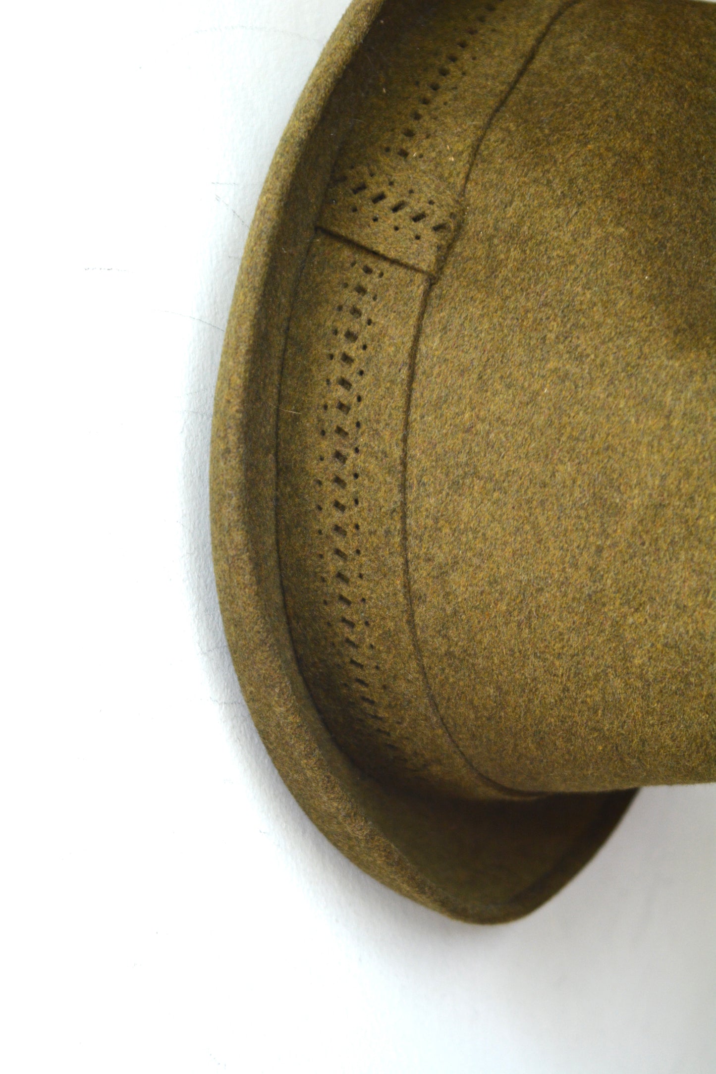 Cappellificio Monzese – Fedora Vintage Feltro Verde Oliva
