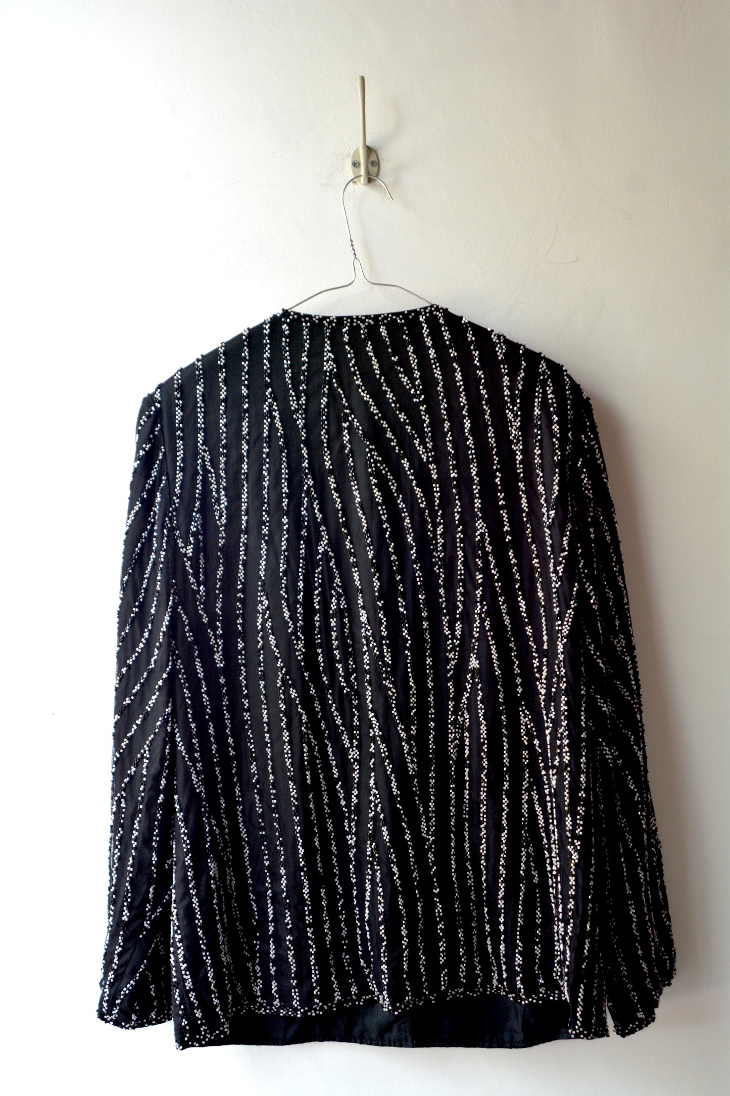 Musani Couture – Giacca Perline Nera
