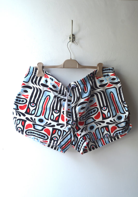 Dsquared2 – Costume Shorts Vintage Stampa Tribale Made in Italy