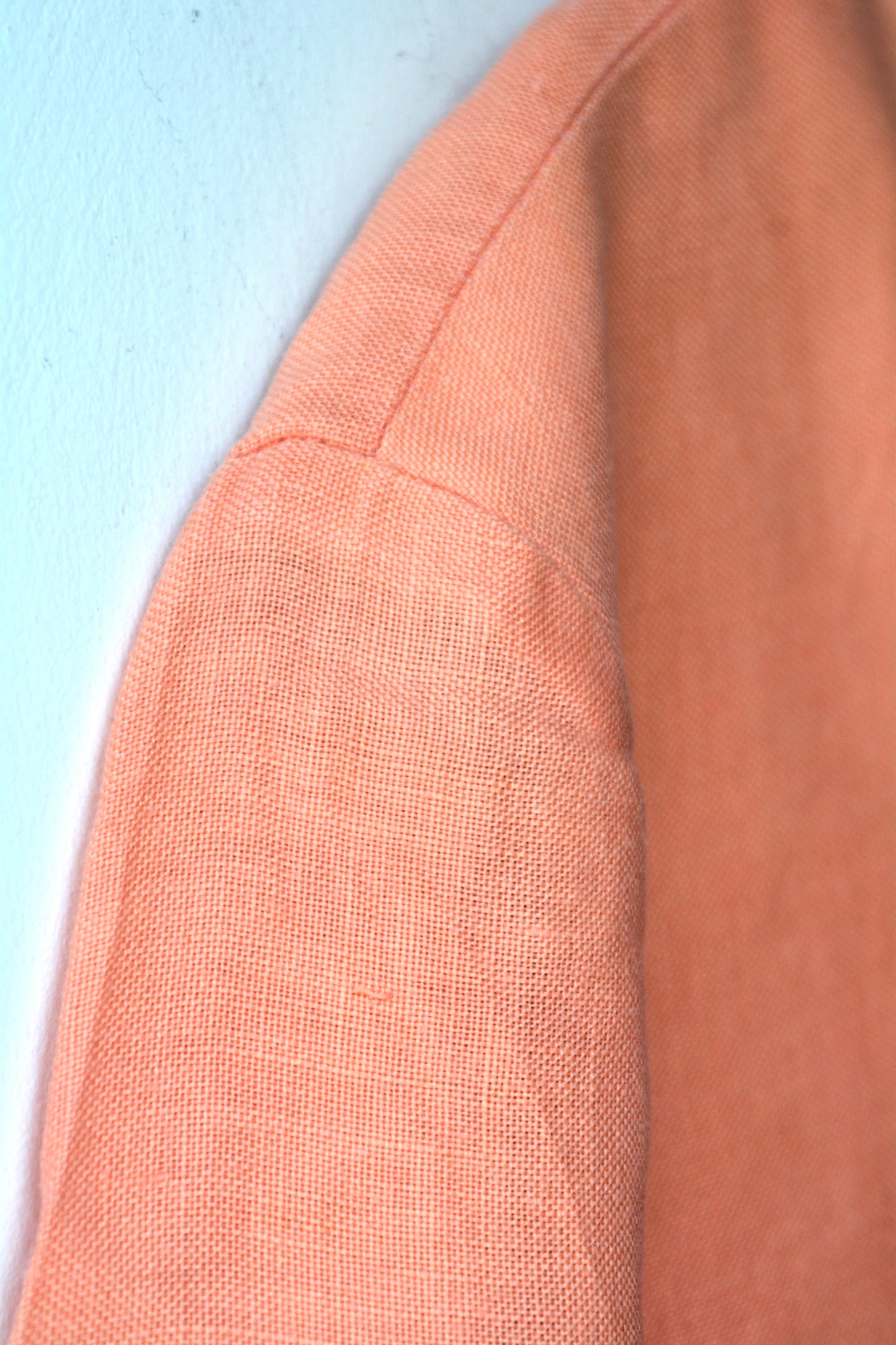 Giacca in Lino Vintage Luisa Spagnoli — Salmone Made in Italy