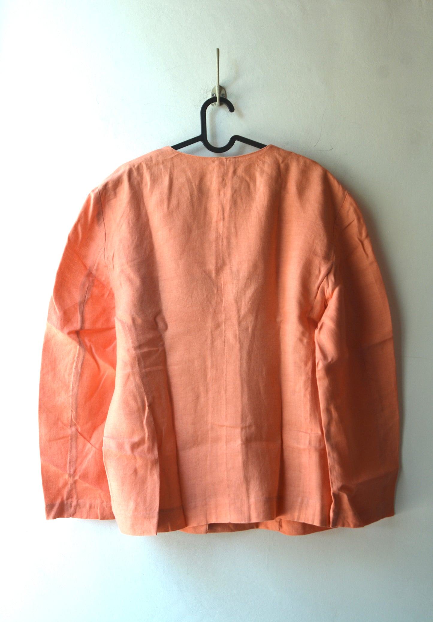 Giacca in Lino Vintage Luisa Spagnoli — Salmone Made in Italy
