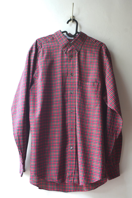 Peter & Sons — Camicia Tartan Royal Stewart New York Anni '80
