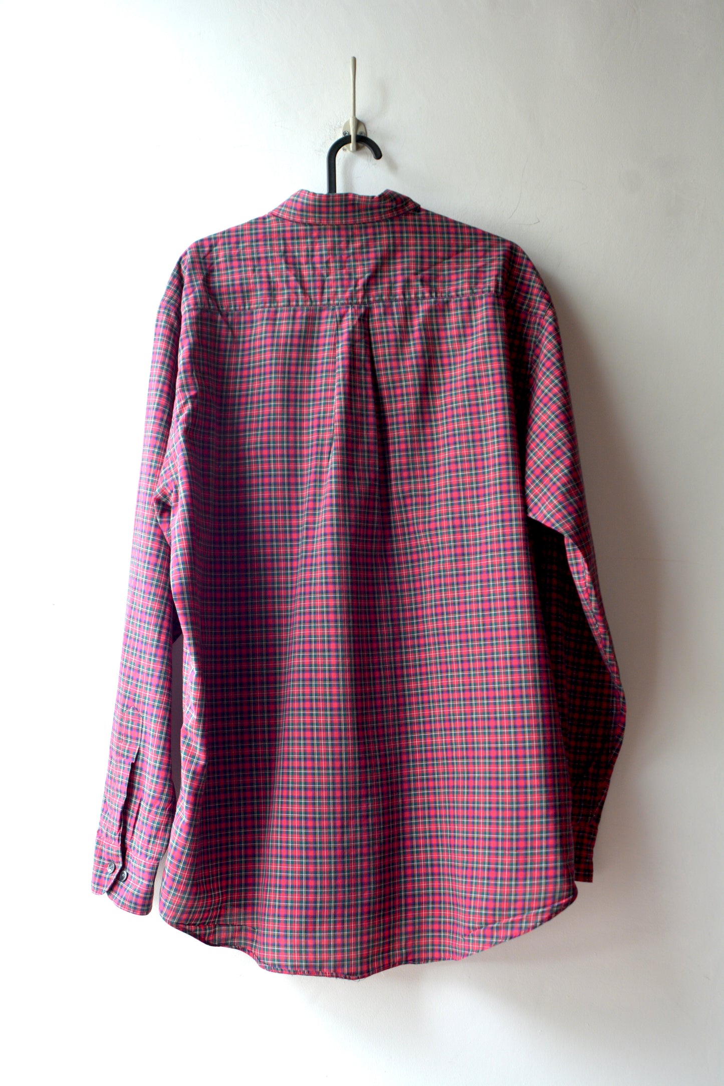 Peter & Sons — Camicia Tartan Royal Stewart New York Anni '80