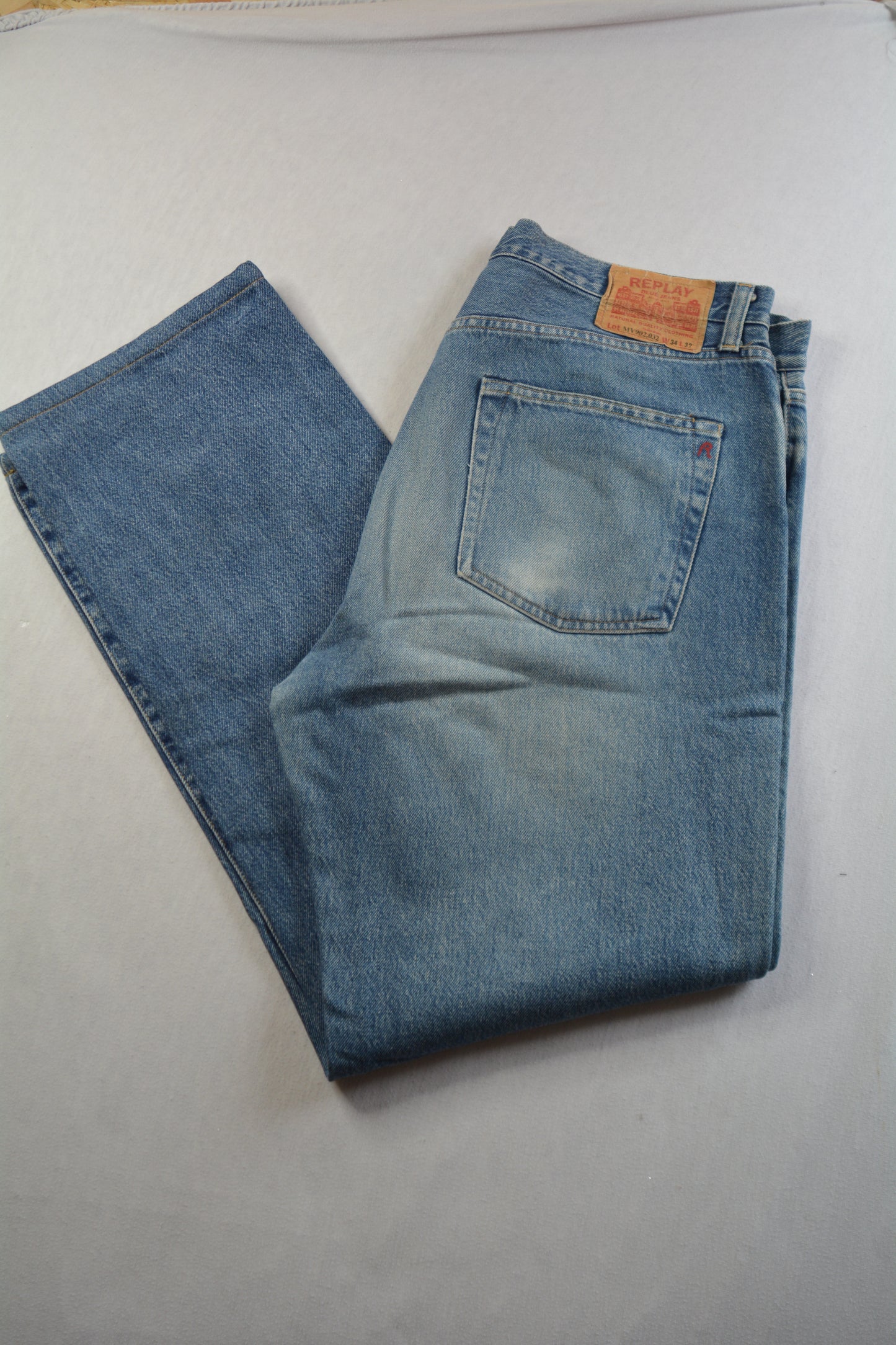Replay Blue Jeans – Vintage Denim Blu W34 L32 Natural Quality