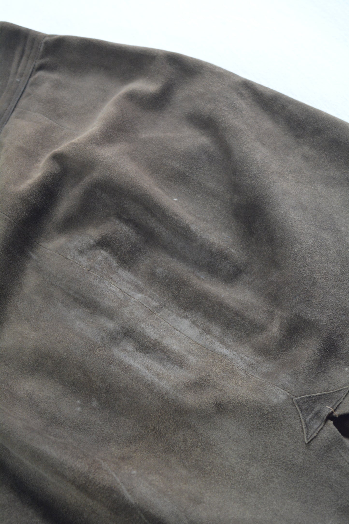 Fendi Roma – Gonna in Vera Pelle Scamosciata Marrone Taglia 42