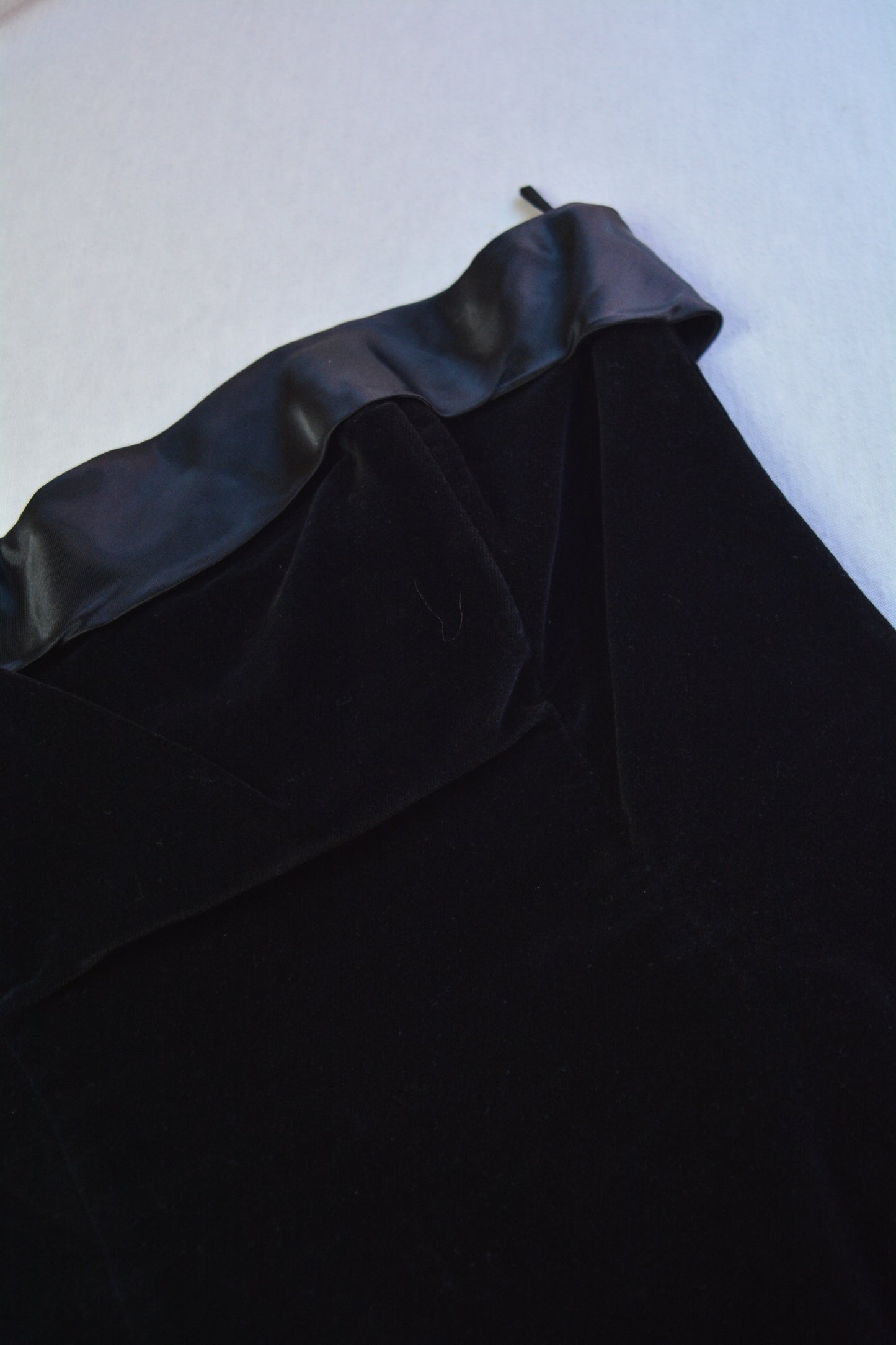 Abito Bustier Vintage Fiorucci – Velluto Nero