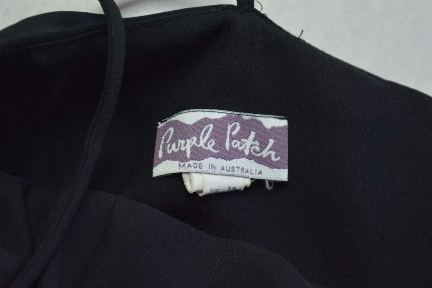 Vestito Vintage Purple Patch – Nero Taglia 10 AU / 42 IT