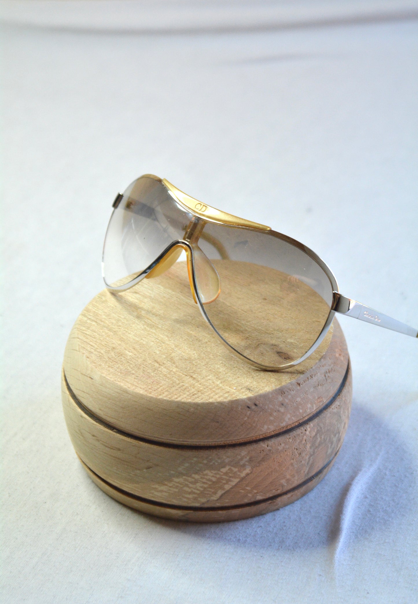 Christian Dior — Occhiali da Sole Aviator Shield Vintage « Rodeo Drive » Made in Austria