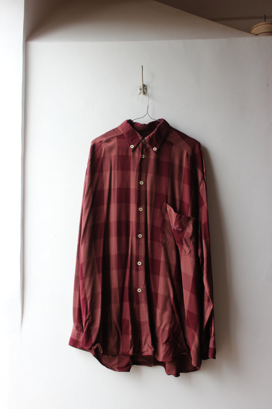 Armani Jeans Camicia Quadri Bordeaux – Taglia 1XXL