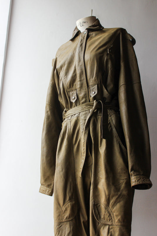 Tuta Vintage Per Giorgia Sigheja Verde Militare - Taglia 44