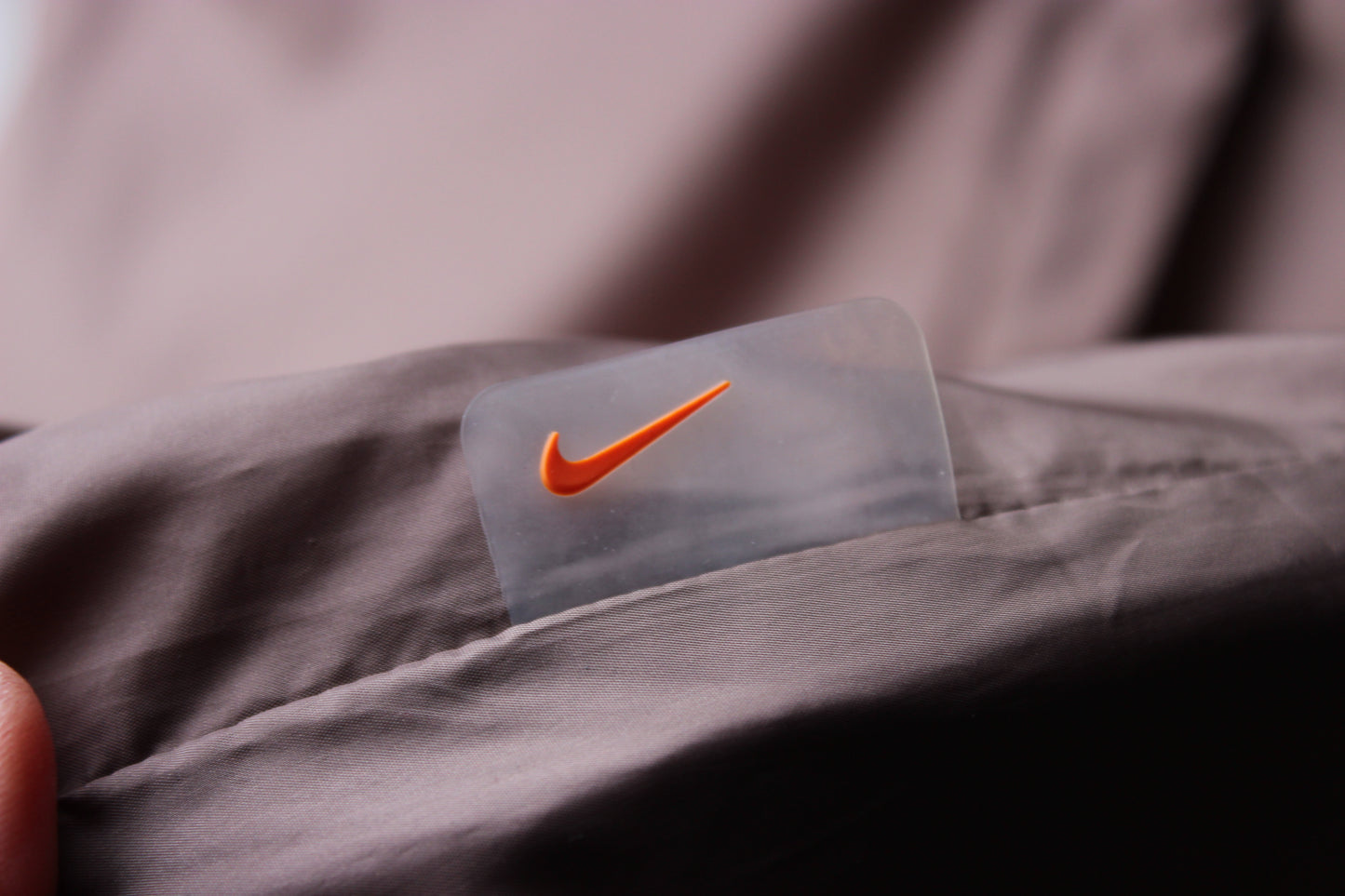 Piumino Lungo Vintage Nike Beige Taupe Taglia S