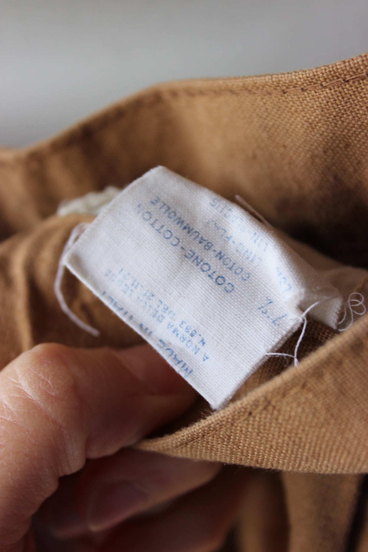 Pantaloni Vintage Cherokee - Lino e Cotone Cammello