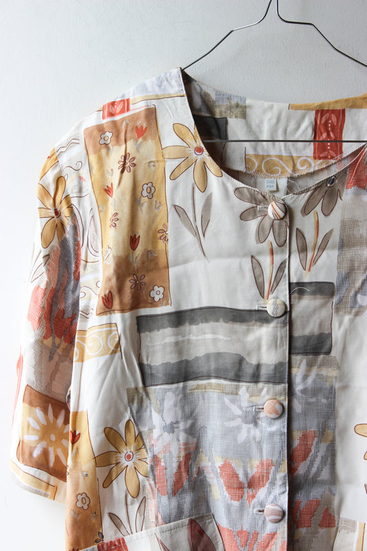 Camicia Vintage Floreale Anni '90