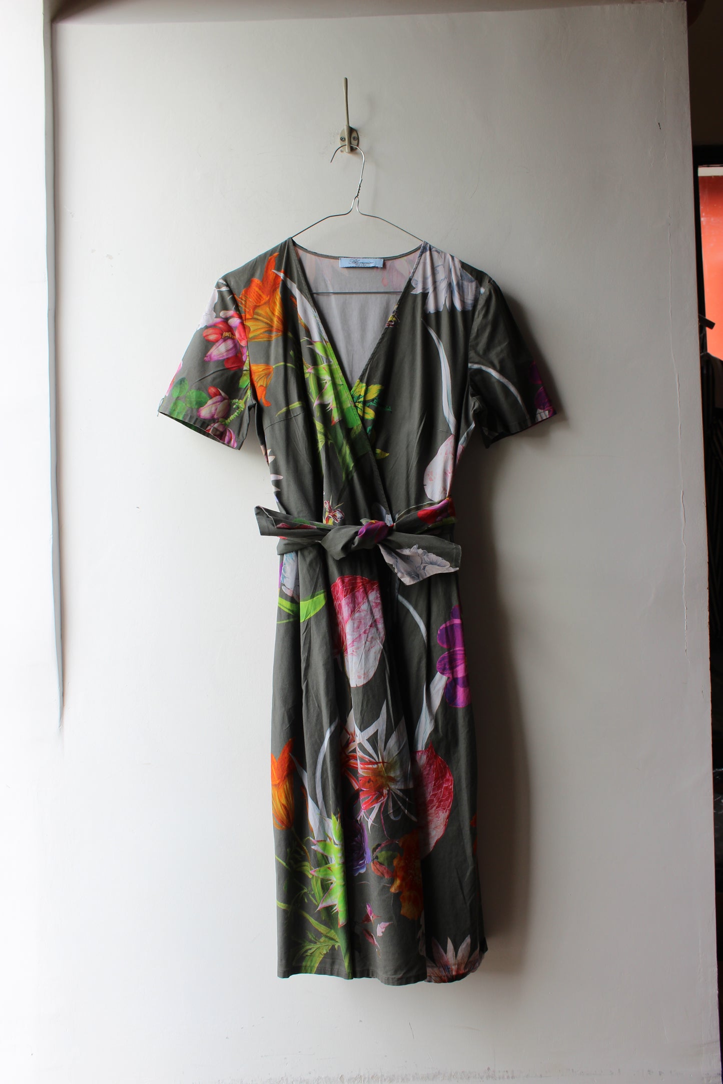 Abito Blumarine Made in Italy con Stampa Floreale