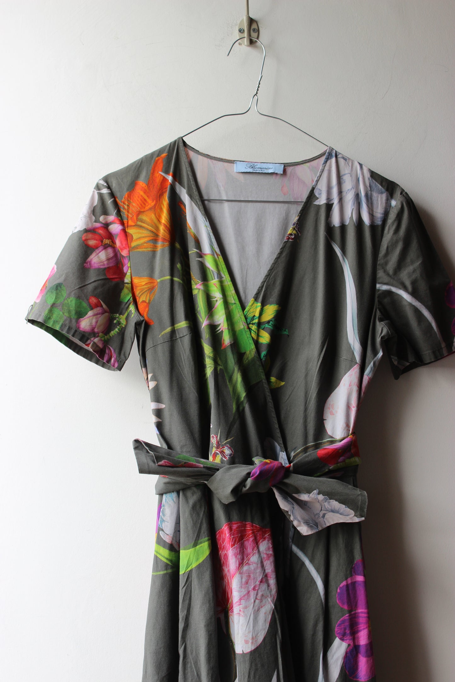 Abito Blumarine Made in Italy con Stampa Floreale
