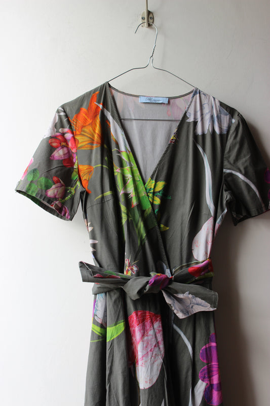 Abito Blumarine Made in Italy con Stampa Floreale