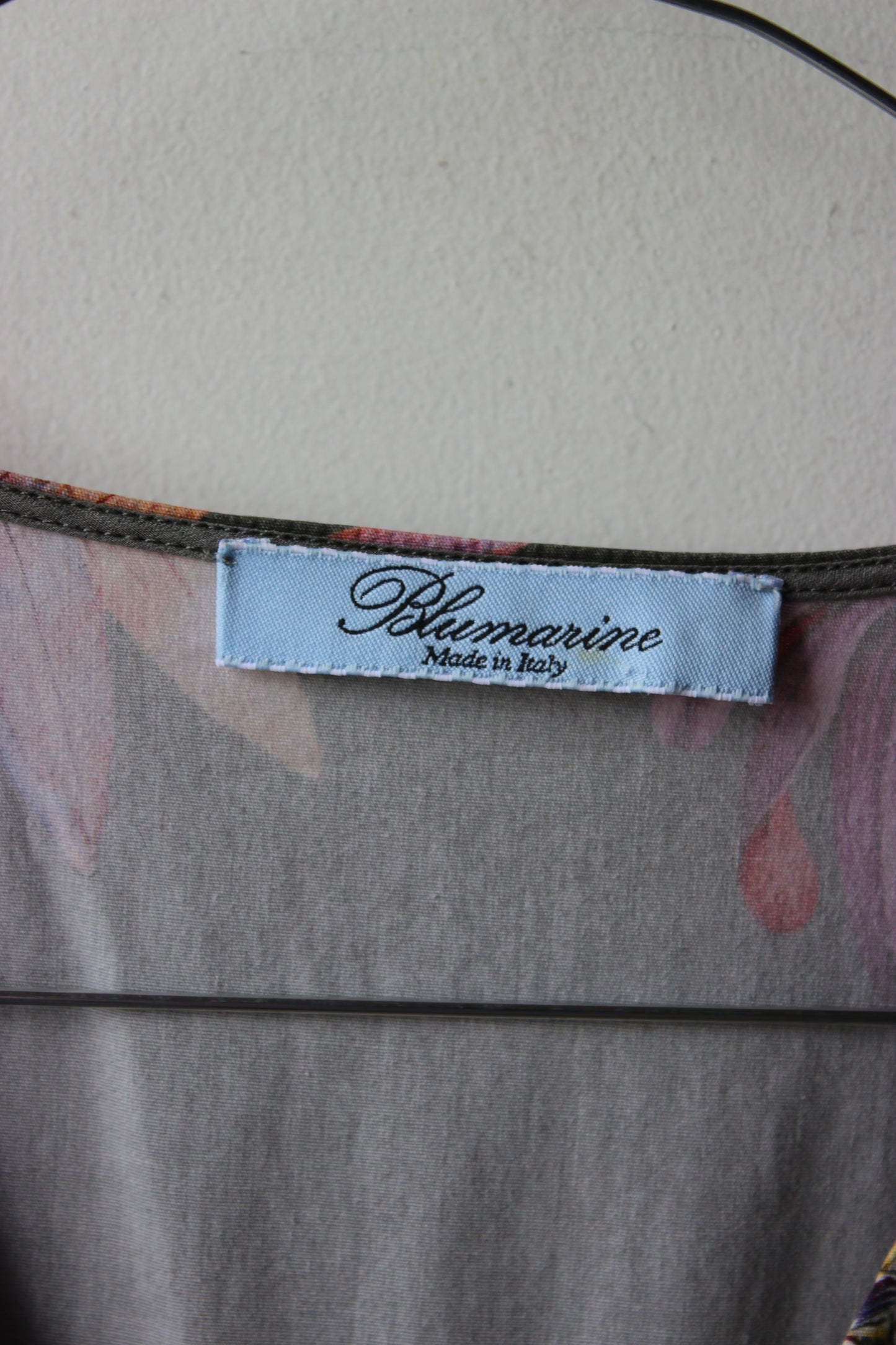 Abito Blumarine Made in Italy con Stampa Floreale