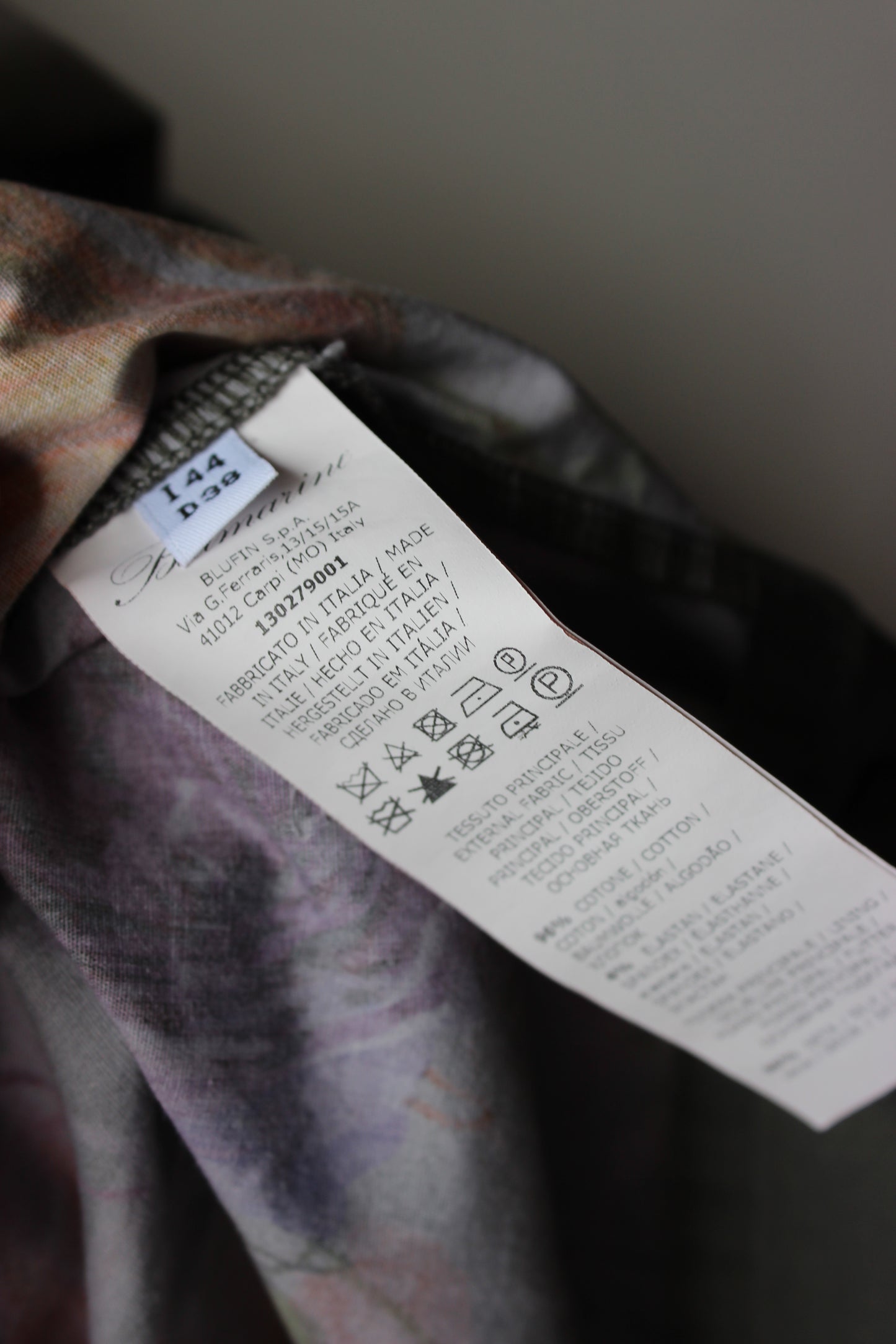 Abito Blumarine Made in Italy con Stampa Floreale