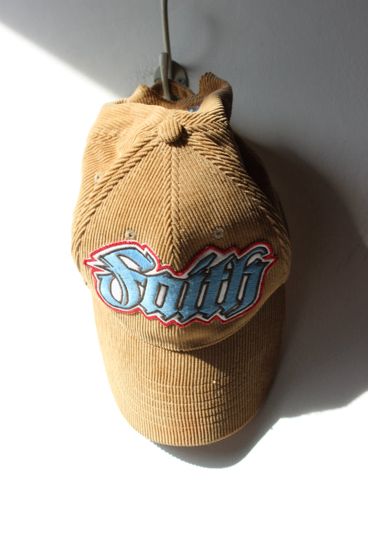 Dsquared2 Cappellino Velluto a Coste Beige Vintage