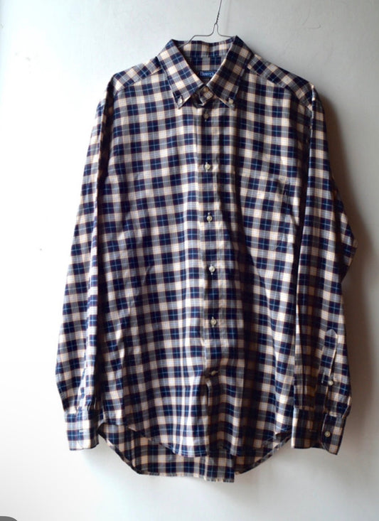 Berny's Club Camicia Vintage Button-Down Tartan Multicolore Uomo