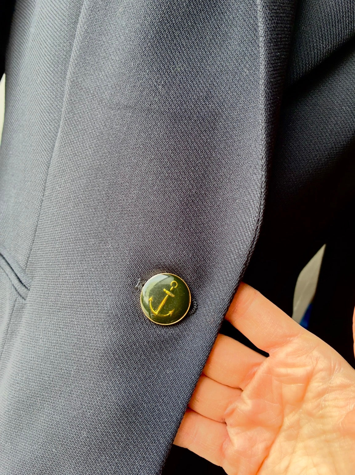 Gianfranco Ferré Studio Long Blazer Vintage – Blu Navy