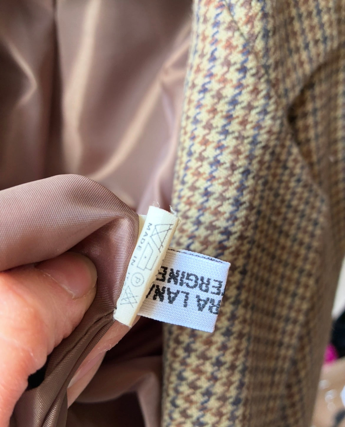 Blazer Pied-de-Poule Immagine Vintage – Made in Italy