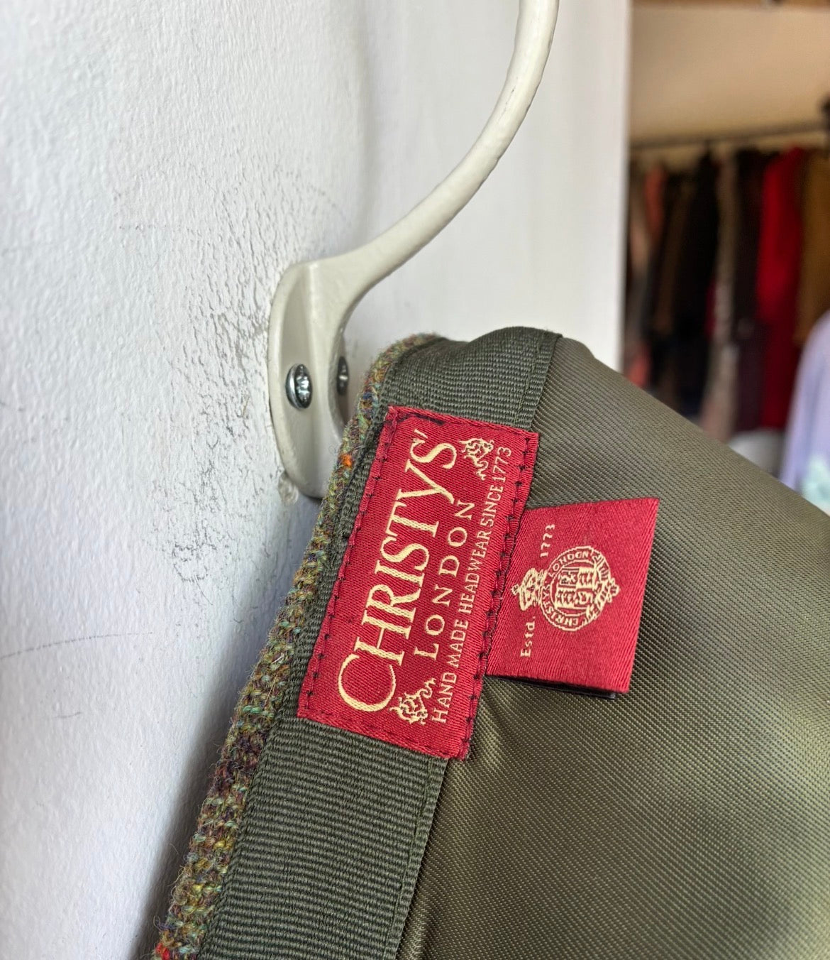 Christy's London – Coppola Vintage Tweed Scozzese Verde Muschio