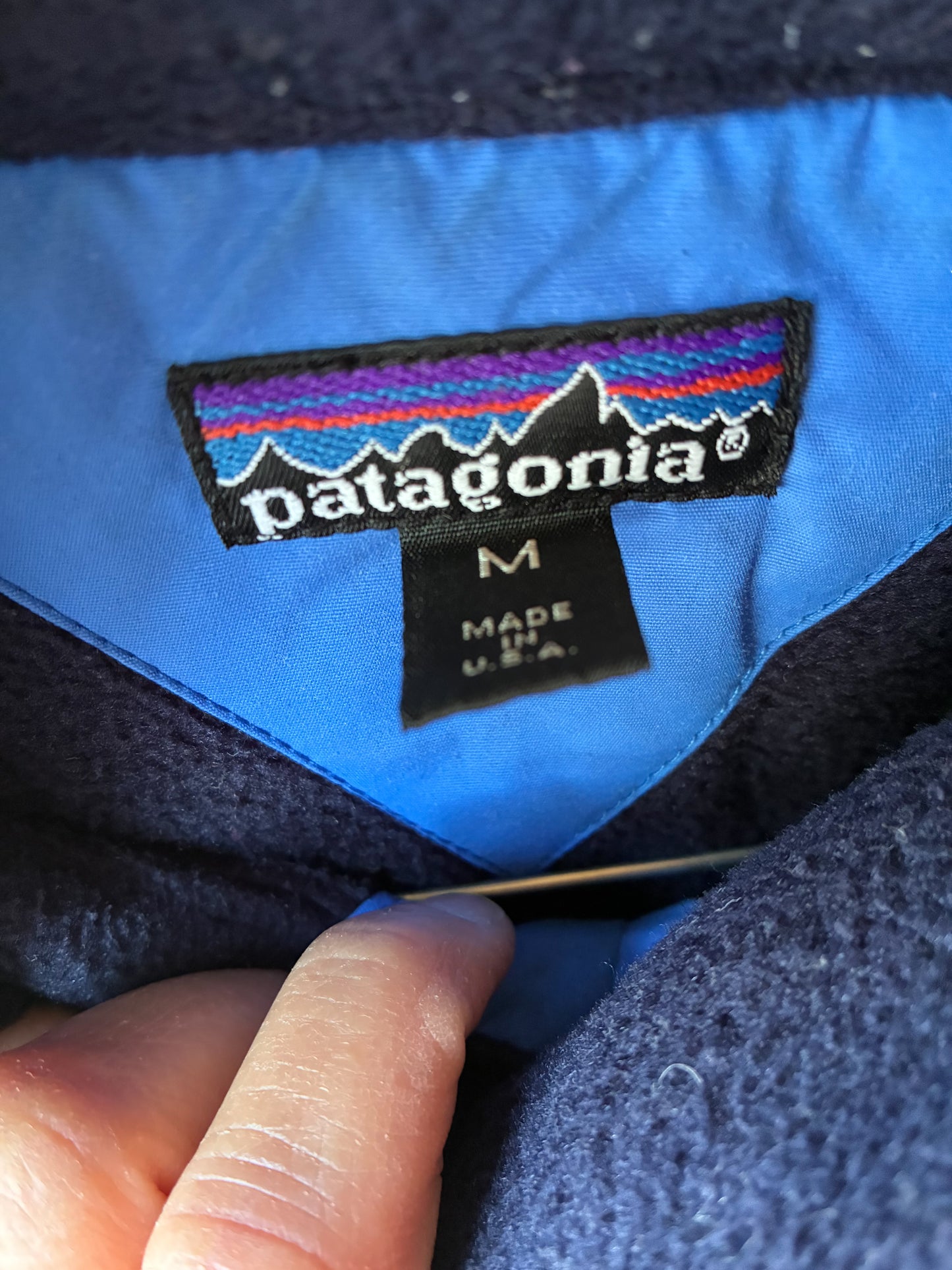 Fleece Vintage Patagonia Made in USA – Taglia M