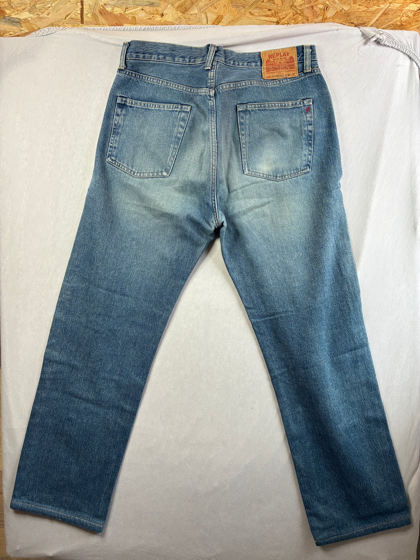 Replay Blue Jeans – Vintage Denim Blu W34 L32 Natural Quality