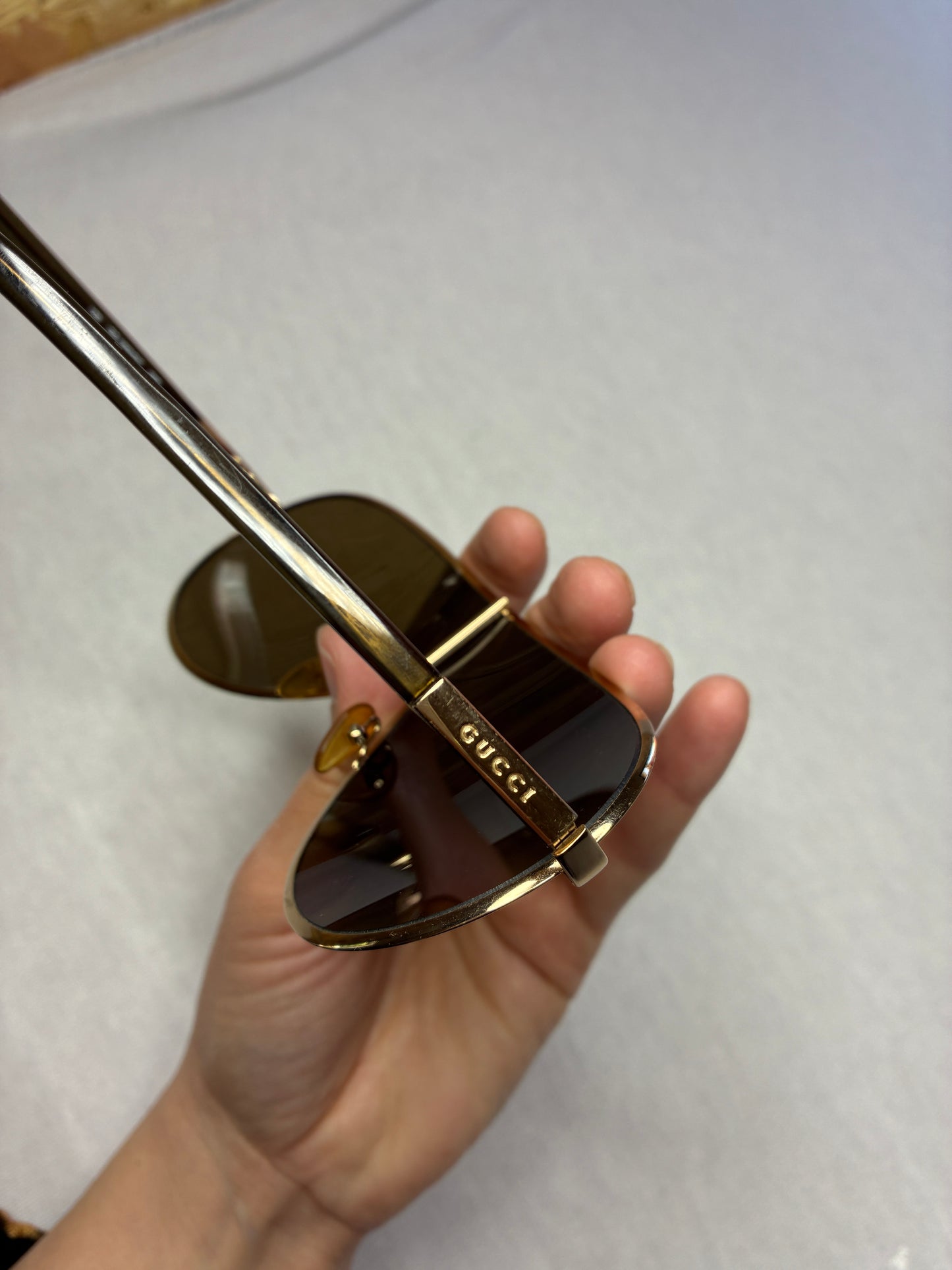 Gucci — Occhiali da Sole Aviator Shield Vintage GG 1650/S/F