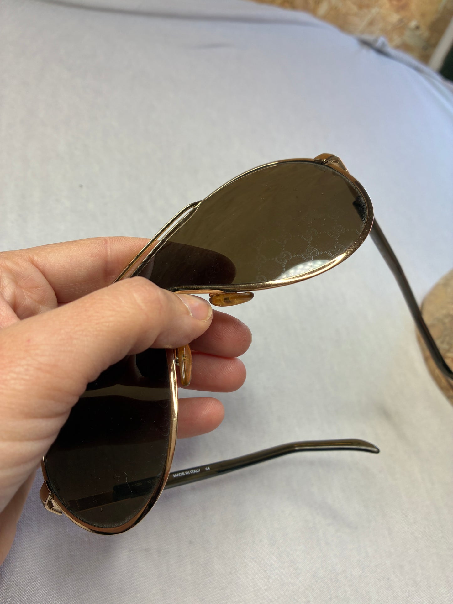 Gucci — Occhiali da Sole Aviator Shield Vintage GG 1650/S/F