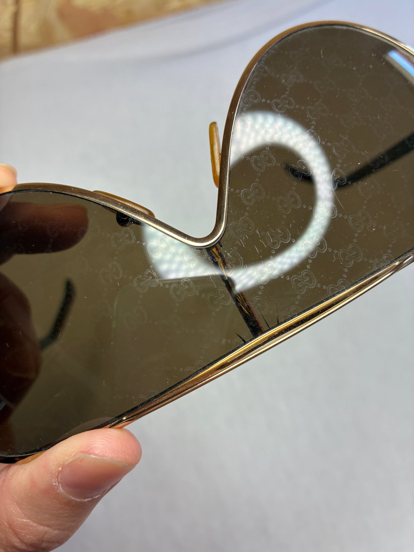 Gucci — Occhiali da Sole Aviator Shield Vintage GG 1650/S/F