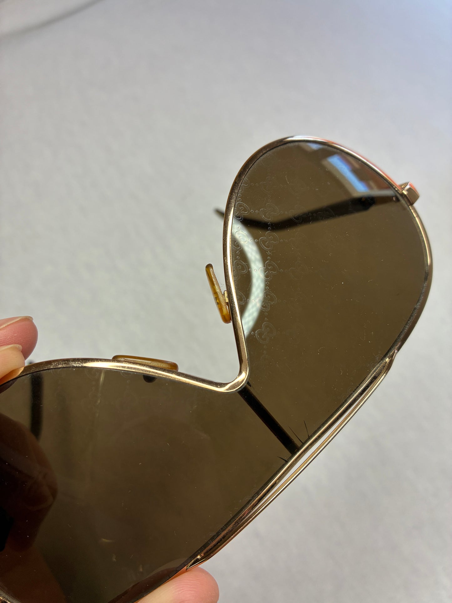 Gucci — Occhiali da Sole Aviator Shield Vintage GG 1650/S/F