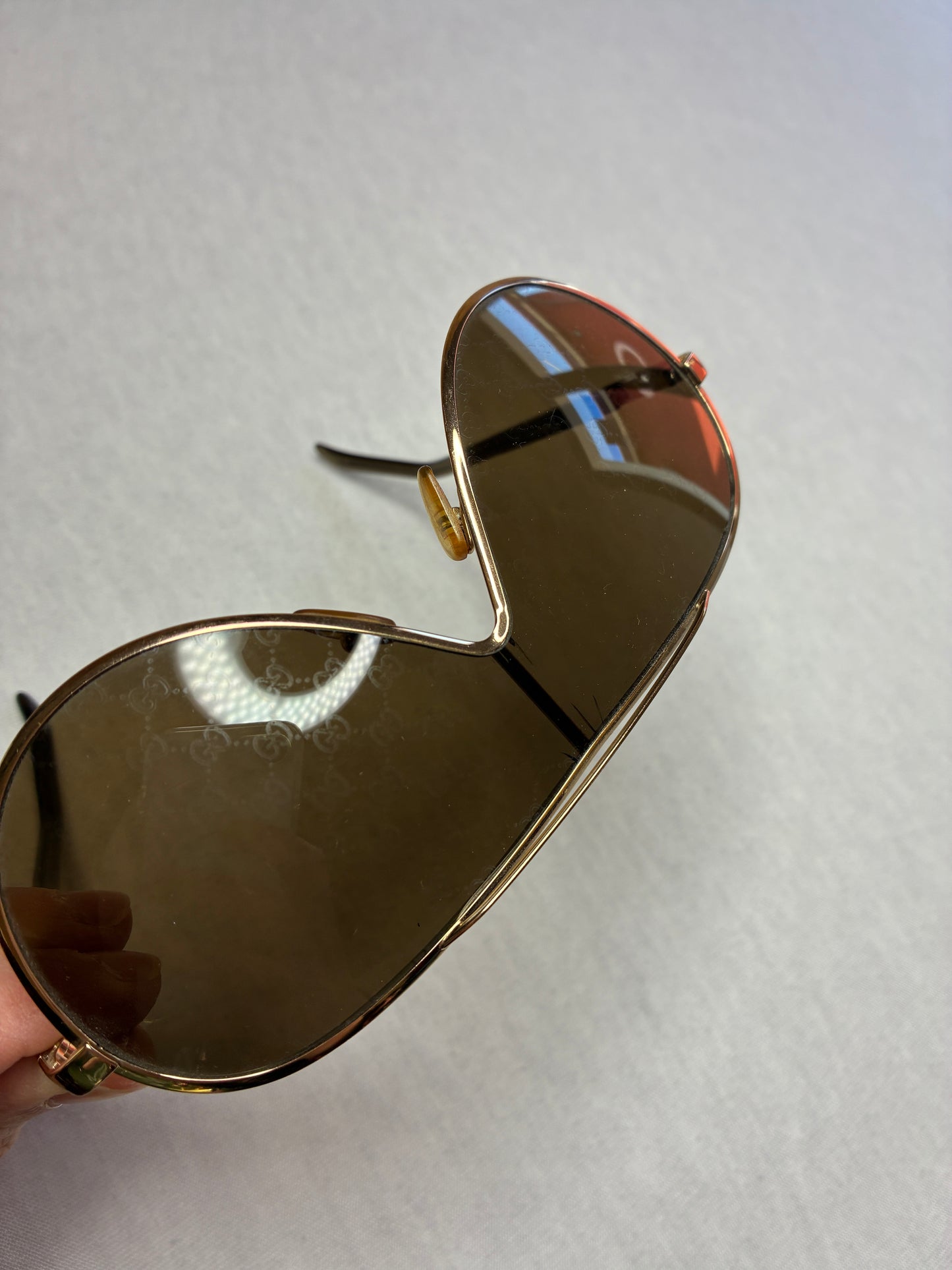 Gucci — Occhiali da Sole Aviator Shield Vintage GG 1650/S/F