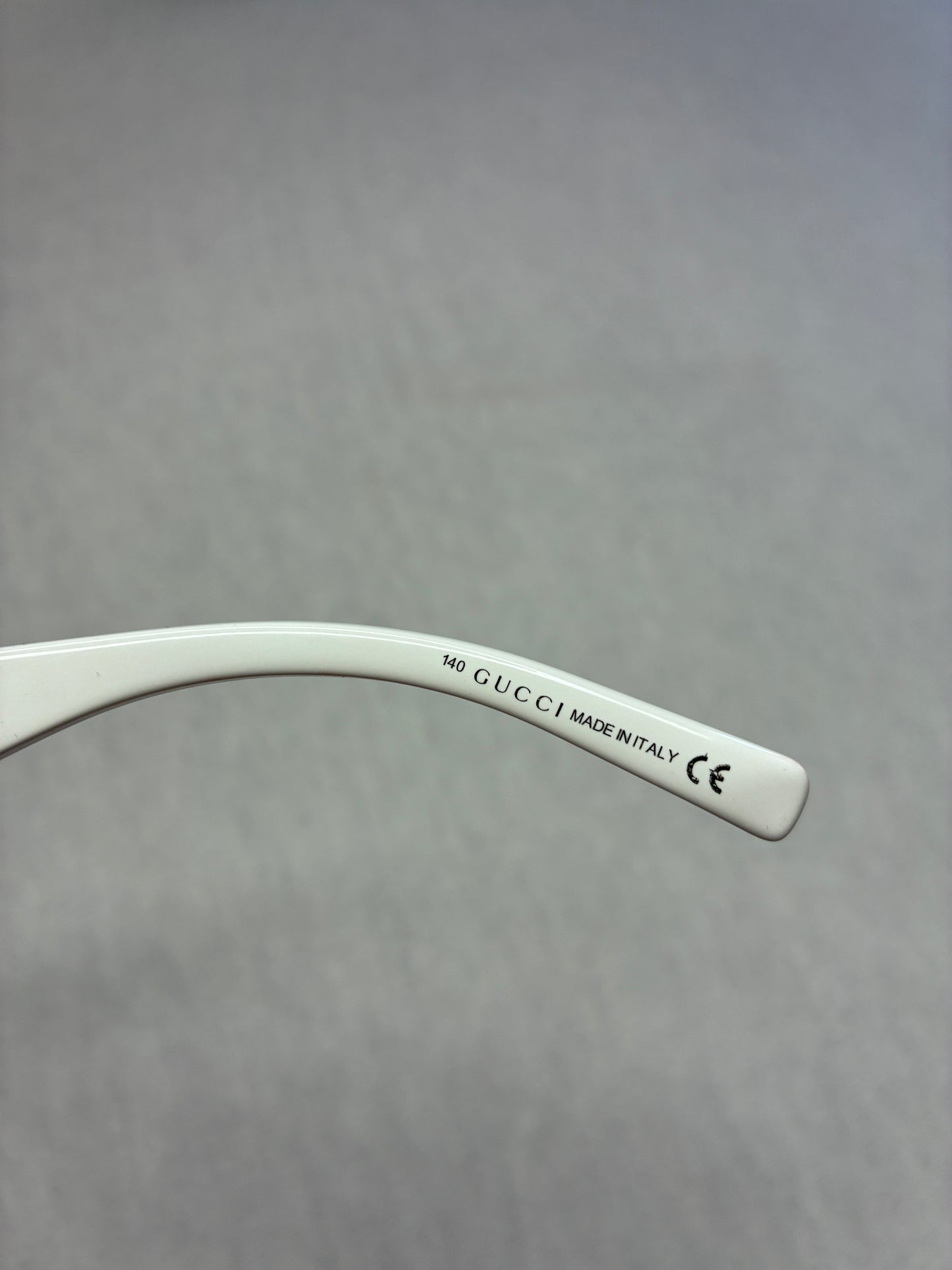 Gucci — Occhiali da Vista Vintage GG 1553 Bianchi con Custodia Originale