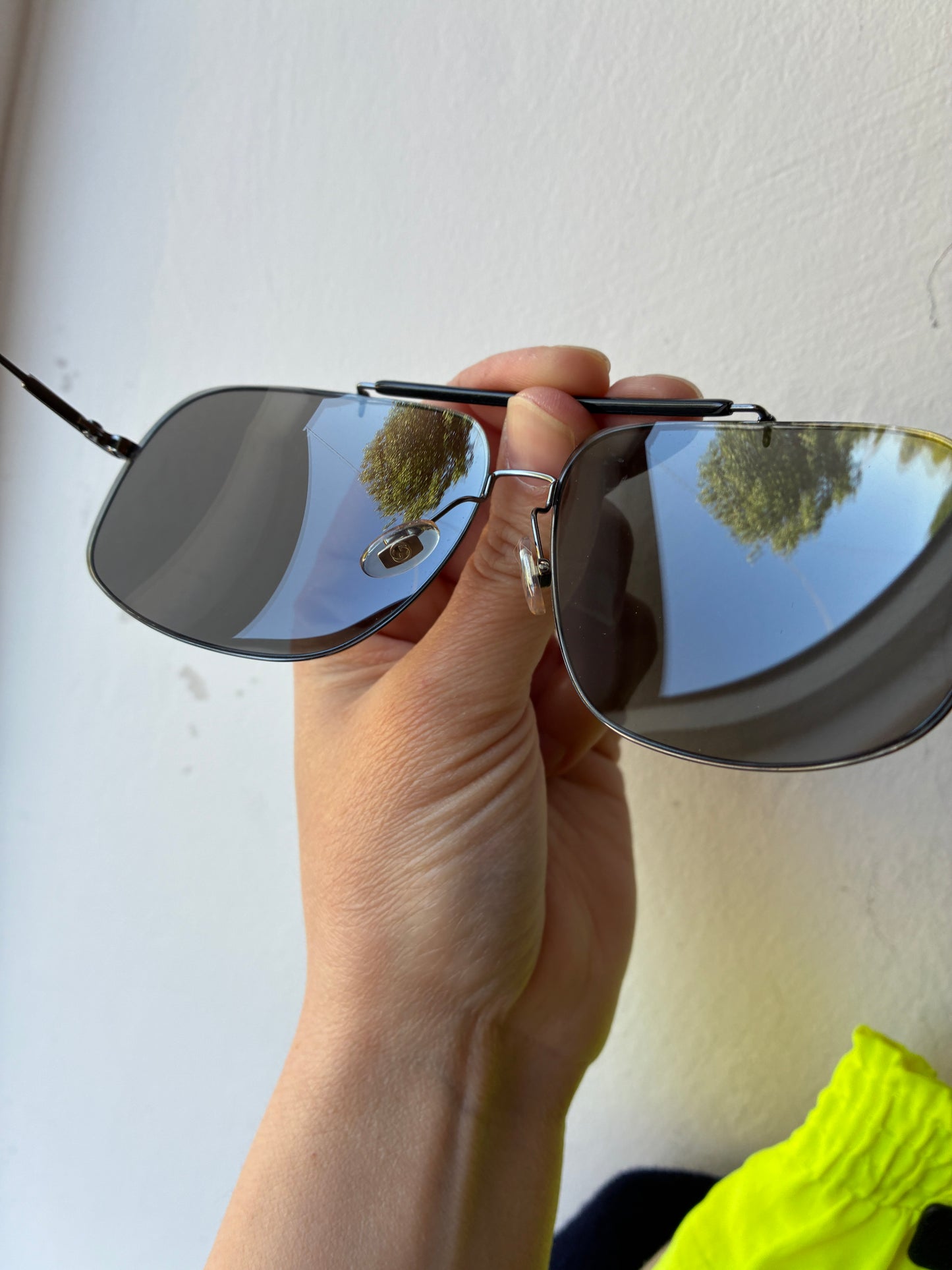 Gucci — Occhiali da Sole Aviator Quadrati Lenti Grigio Specchiato