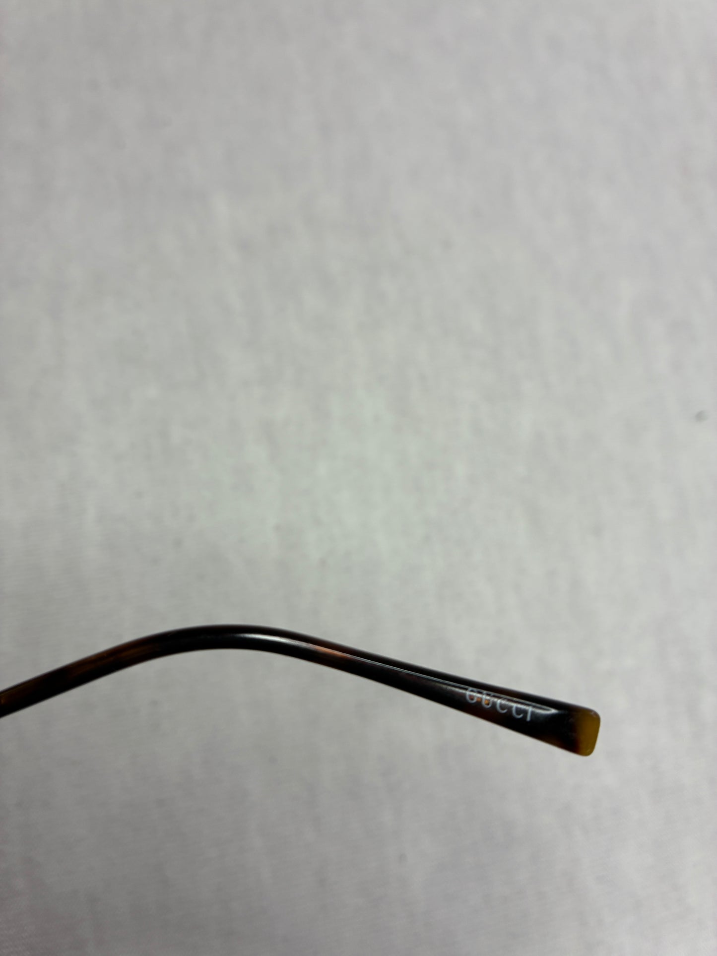 Gucci — Occhiali da Sole Aviator Rimless Vintage Lenti Ambra Oro Specchiato